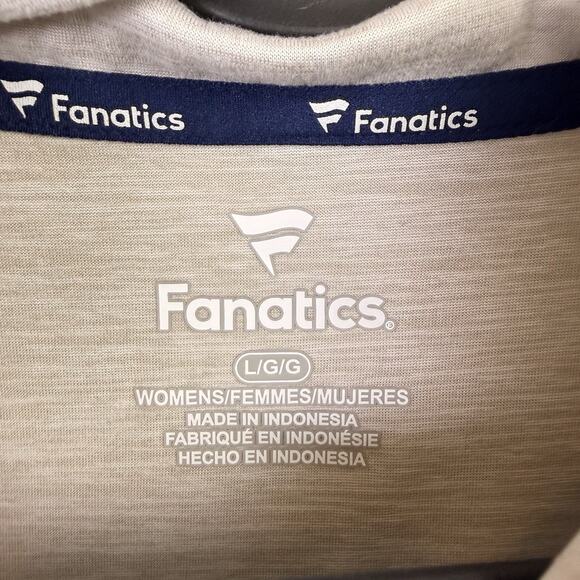 Fanatics Seattle Seahawks Longsleeve Zip Up Women's Large Grey Asymmetric NWT - Picture 3 of 14